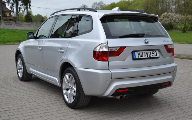 BMW X3 cena 36500 przebieg: 240000, rok produkcji 2007 z Radom małe 562